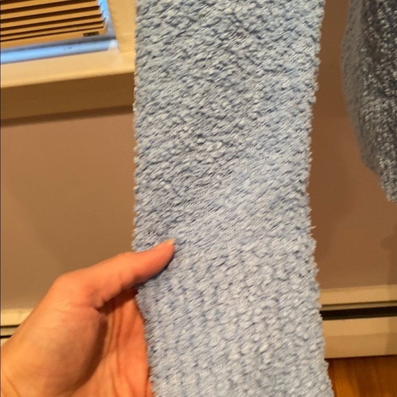 Sanctuary Blue V-Neck Sweater with Textured Knit - Picture 4 of 10